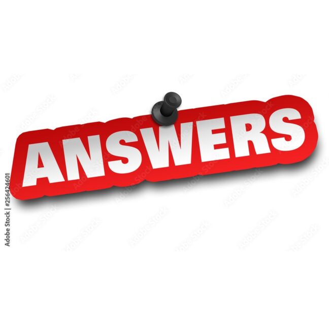 Puzzle answers key graphic